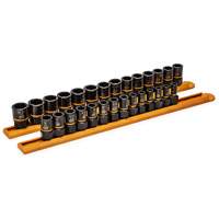 Bolt Biter Extraction Socket Set, 28 Pcs, Impact, 1/4"/3/8" Drive Size Quali-T-Solutions