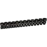 6 Point SAE Socket Set, 29 Pcs, Impact, 3/4" Drive Size Quali-T-Solutions