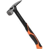Steel Claw Hammer, 18 oz., Solid Steel Handle, 15" L Quali-T-Solutions