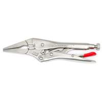 Locking Pliers with Wire Cutter, 9" Length, Long Nose Quali-T-Solutions