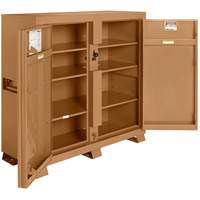 Armoire de chantier mod&egrave;le 109 avec cadenas, Acier, 47,5 pi³, Havane Quali-T-Solutions