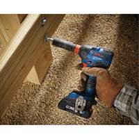 Ensemble visseuse/cl&eacute; &agrave; chocs 2-en-1 pour embouts et douilles, 1/2", 1800 lb-po Couple max., 18 V, Lithium-ion Quali-T-Solutions