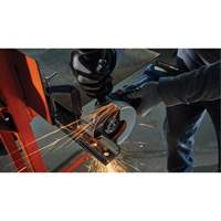 Rectifieuse angulaire sans balais avec interrupteur coulissant, Roue de 4-1/2", 18 V Quali-T-Solutions