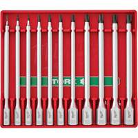 Jeu de douilles &agrave; embouts longues, Torx, Prise 1/4"/3/8", 11 mr Quali-T-Solutions