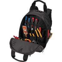 Sacs &agrave; dos Phantom pour outils &agrave; 36 poches, 11" lo x 14-1/2" la, Noir, Balistique/Polyester Quali-T-Solutions