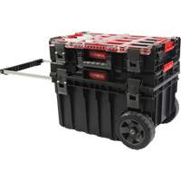 Ensemble roulant de coffres &agrave; outils Arx de 2 morceaux, 23-4/5" x 16" x 20-3/5", Noir Quali-T-Solutions