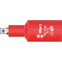 Adaptateur isol&eacute; VDE B/A, Prise 3/8", Douille 1/4", 2,59" lo, Sph&eacute;rique Quali-T-Solutions