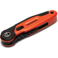 Couteau utilitaire pliant, 1" lame, lame en Acier, poign&eacute;e en Aluminium Quali-T-Solutions