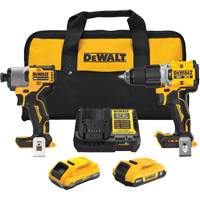 Ensemble de perceuse-visseuse sans fil et sans balais de premi&egrave;re qualit&eacute; XR, 20 V Quali-T-Solutions