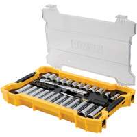 Jeu d'outils 3/8" & 1/2" pour m&eacute;canicien avec plateau & couvercle TOUGHSYSTEM 2.0 Quali-T-Solutions