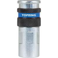Raccord industriel rapide QUIKSILVER 2, Acier zingu&eacute;, 1/4", NPT femelle, 362 PSI Quali-T-Solutions