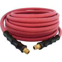 MAXPRO Rubber Hose, Air/Water, EPDM Rubber/Polyester, 3/8" dia. x 50', 300 psi, 1/4 NPT Quali-T-Solutions
