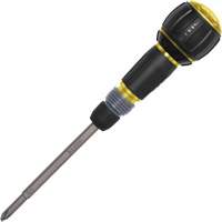 Tournevis &agrave; cliquet Fastbit Tru-Grip, embouts Phillips et &agrave; fente, 8-1/2" lo, Prise Plastique/Coussin&eacute;e Quali-T-Solutions
