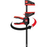 One-Hand Bar Trigger Clamps with 360° Rotating Handle, 4-1/2" (114.3 mm) Quali-T-Solutions