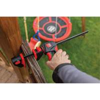 One-Hand Bar Trigger Clamps with 360° Rotating Handle Set, 12" (304.8 mm) Quali-T-Solutions