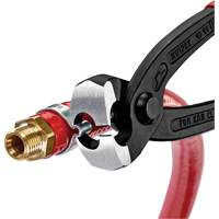 Pince pour collier de serrage &agrave; oreillette 8-3/4" avec m&acirc;choires frontales et lat&eacute;rales Quali-T-Solutions