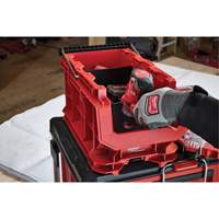 Bac compact PACKOUT, 15-1/2" x 9-1/2" x 8-3/4", Noir/Rouge Quali-T-Solutions
