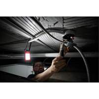 Rechargeable Low-Profile Magnetic Task Light, LED, 100/250/500 Lumens, Plastic/Aluminum Housing Quali-T-Solutions