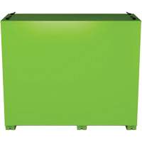 Armoire ventil&eacute;e pour le rangement d'&eacute;PI sur place, Acier, Vert lime haute visibilit&eacute; Quali-T-Solutions