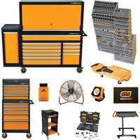 MEGAMOD Master Mechanics Tool Set in Premium Modular Foam Trays with Tool Storage & Shop Equipment, 1331 Pieces Quali-T-Solutions