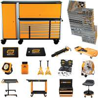 MEGAMOD Mechanics Tool Set in Premium Modular Foam Trays with Tool Storage & Shop Equipment, 1629 Pieces Quali-T-Solutions