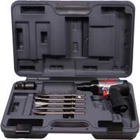 Marteau pneumatique robuste avec burins, 16,2 pi³/min, 1/4" NPT, 3330 coups/min, 3/4" x 2-1/2" (19,05 mm x 63,5 mm) Quali-T-Solutions