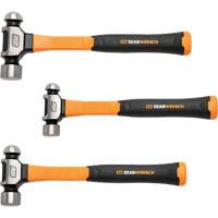 Ball Pein Hammers with Fiberglass Handles Set, 3 Pieces Quali-T-Solutions