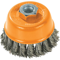 Wire Cup Brush, 3" Dia. x 5/8"-11 Arbor Quali-T-Solutions