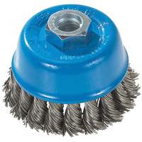 Knot-Twisted Wire Cup Brush, 3" Dia. x M14 Arbor Quali-T-Solutions