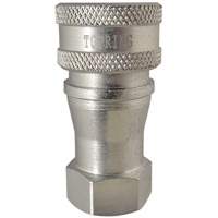 Hydraulic Quick Coupler - Steel Manual Coupler, Brass/Stainless Steel Quali-T-Solutions