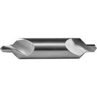 Foret et fraise combin&eacute;s, #2, Petit diam&egrave;tre de 5/64", Grand diam&egrave;tre de 3/16", Acier rapide Quali-T-Solutions