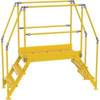Crossover Ladder, 78-1/2" Overall Span, 30" H x 48" D, 24" Step Width Quali-T-Solutions