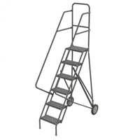 &eacute;chelles roulantes, 6 marches, Stri&eacute;, Hauteur 66" Quali-T-Solutions