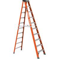 Escabeau, 10', Fibre de verre, Capacit&eacute; 375 lb, Type 1AA Quali-T-Solutions