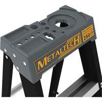 Escabeau avec plateau &agrave; peinture, 10', Fibre de verre, Capacit&eacute; 250 lb, Type 1 Quali-T-Solutions