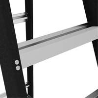 Escabeau avec plateau &agrave; peinture, 10', Fibre de verre, Capacit&eacute; 250 lb, Type 1 Quali-T-Solutions