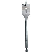 M&egrave;che plate, Diam&egrave;tre de 1", Tige 1/4" hex, Longeur de 6" Quali-T-Solutions