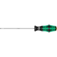 Tournevis &agrave; fente, Tige de 4 mm, Ronde, 9-3/4" lo, Prise en Plastique Quali-T-Solutions