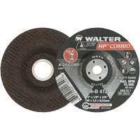 HP Combo Depressed Center Combination Wheel, 4" x 1/8", 3/8" Arbor, Type 27 Quali-T-Solutions