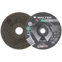 FLEXCUT MILL SCALE Grinding Wheel, 7", 36 Grit, Aluminum Oxide, 7/8", 8600 RPM, Type 29 Quali-T-Solutions