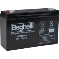 Sealed Lead Acid Batteries, 6 V, 12 Ah Quali-T-Solutions