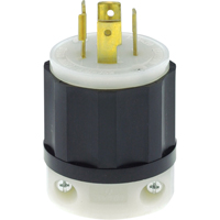 Dispositif verrouillable de qualit&eacute; industrielle, Nylon, 20 A, 125 V/250 V, L14-20P Quali-T-Solutions