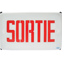 Aqua NEMA 4x Sortie Signs, LED, Hardwired, French Quali-T-Solutions