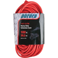 Cordon rallonge en vinyle, Ext&eacute;rieur, SJTW, AWG 14/3, 13 A, 3 prise(s), 100' Quali-T-Solutions