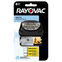 Brite Essentials Headlight, LED, 14 Lumens, 16 Hrs. Run Time, AAA Batteries Quali-T-Solutions