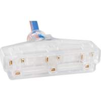 TPE-Rubber Extension Cord with Light Indicator, All-Weather, SJEOW, 12/3 AWG, 15 A, 3 Outlet(s), 25' Quali-T-Solutions