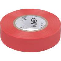 Ruban isolant, 19 mm (3/4") x 18 m (60'), Rouge, 7 mils Quali-T-Solutions