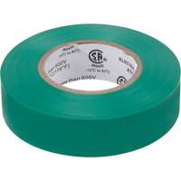 Ruban isolant, 19 mm (3/4") x 18 m (60'), Vert, 7 mils Quali-T-Solutions