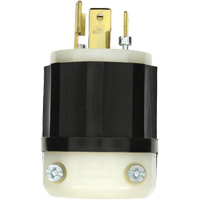 Fiche verrouillable de calibre industriel, Nylon, 30 A, 347 V/600 V, L20-30P Quali-T-Solutions