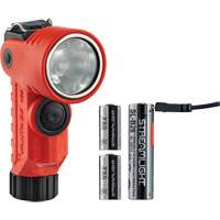 Lame de poche &agrave; alimentation multiple &agrave; angle droit pour casque Vantage 180 X, DEL, Piles Rechargeable/CR123A, Polym&egrave;re de nylon Quali-T-Solutions